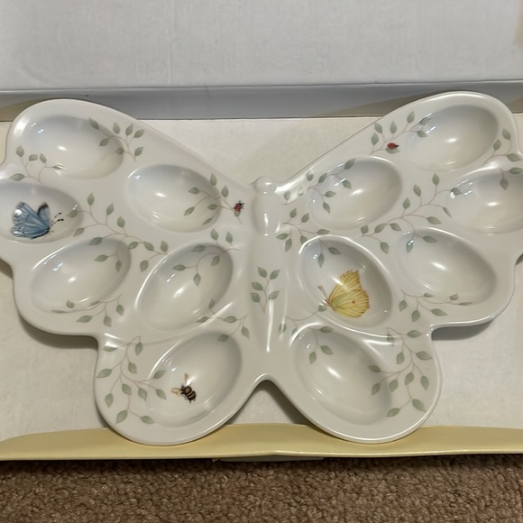 Lenox Kitchen Lenox Butterfly Meadow Egg Platter Nwt Never Been Out